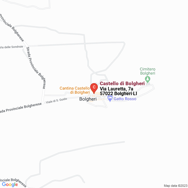 apri la mappa di Castello di Bolgheri