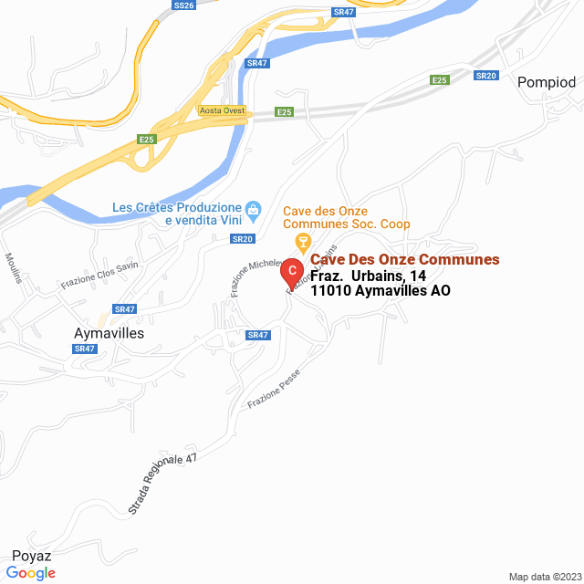 apri la mappa di Cave Des Onze Communes