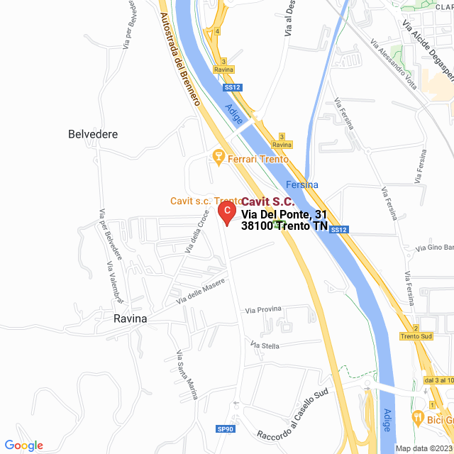 apri la mappa di Cavit S.C.