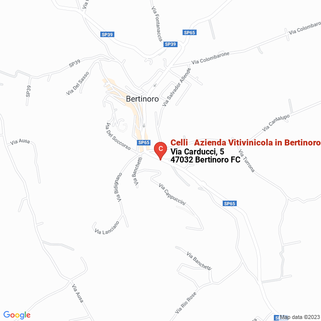 apri la mappa di Celli - Azienda Vitivinicola in Bertinoro