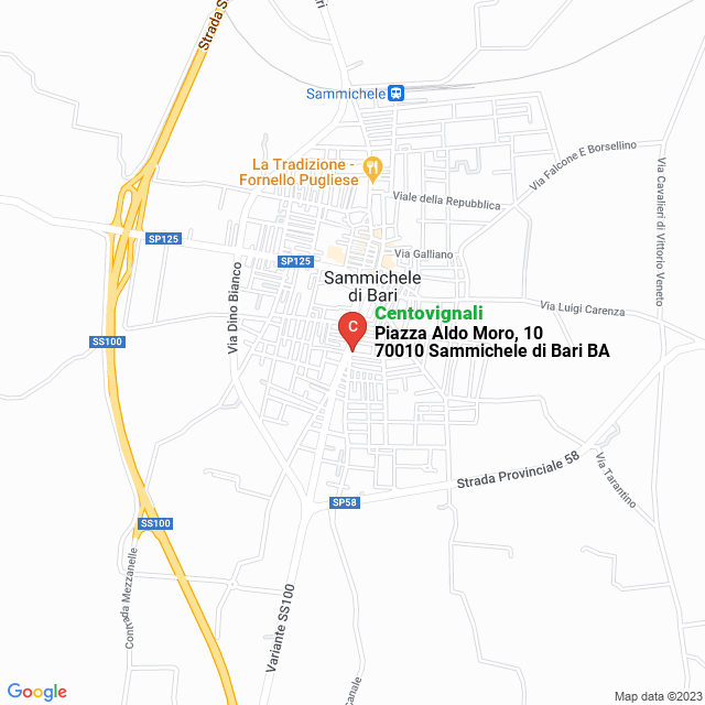 apri la mappa di Centovignali