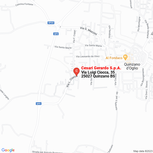apri la mappa di Cesari Gerardo S.p.A.