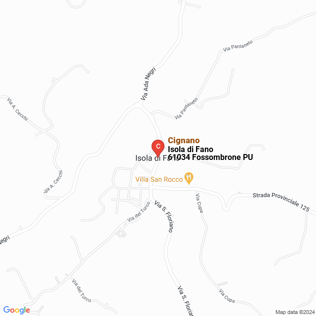 apri la mappa di Cignano