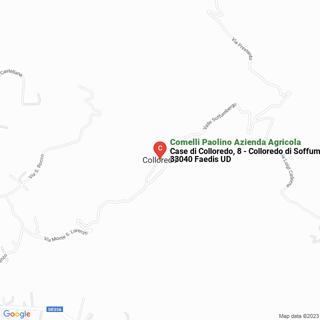 apri la mappa di Comelli Paolino Azienda Agricola