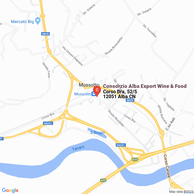 apri la mappa di Consorzio Alba Export Wine & Food