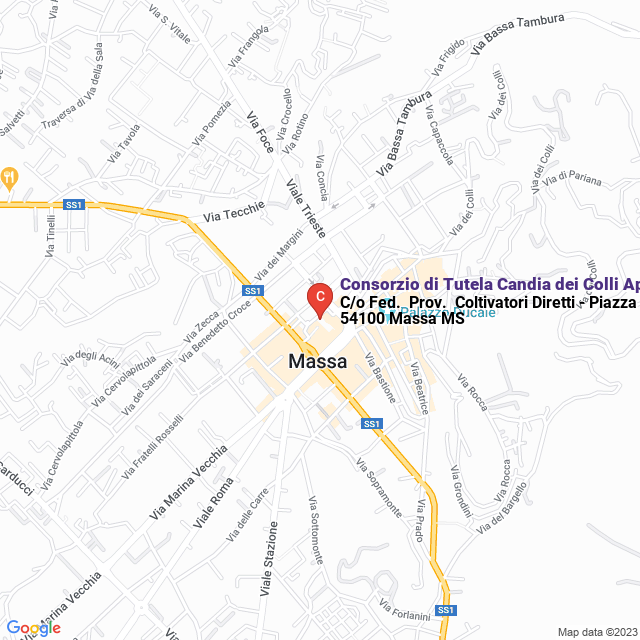 apri la mappa di Consorzio di Tutela Candia dei Colli Apuani Doc