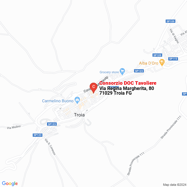apri la mappa di Consorzio DOC Tavoliere