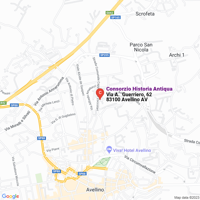 apri la mappa di Consorzio Historia Antiqua