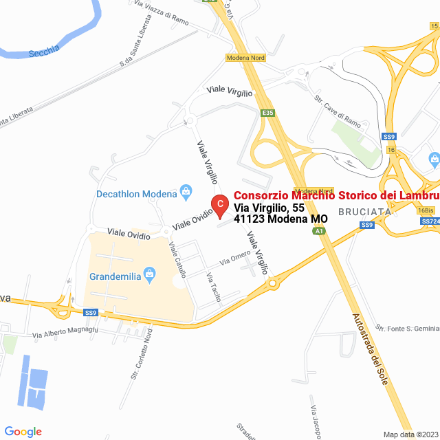 apri la mappa di Consorzio Marchio Storico dei Lambruschi Modenesi