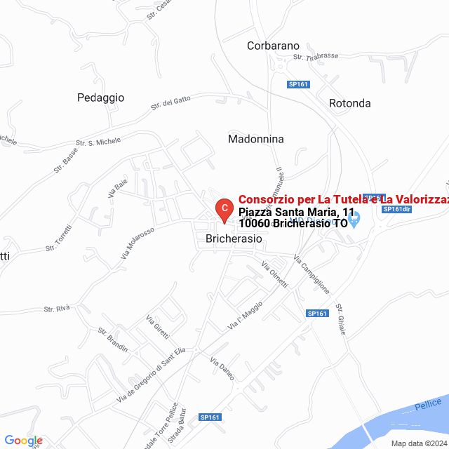 apri la mappa di Consorzio per La Tutela e La Valorizzazione Vini D.O.C. Pinerolese