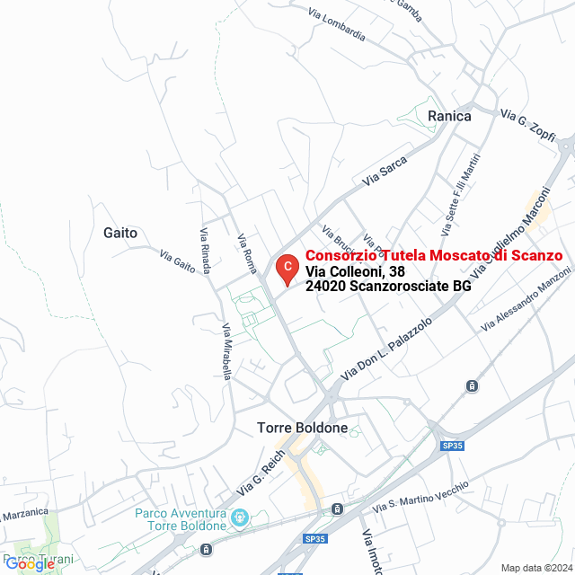 apri la mappa di Consorzio Tutela Moscato di Scanzo