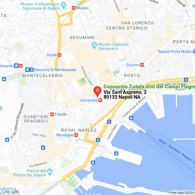 apri la mappa di Consorzio Tutela Vini dei Campi Flegrei