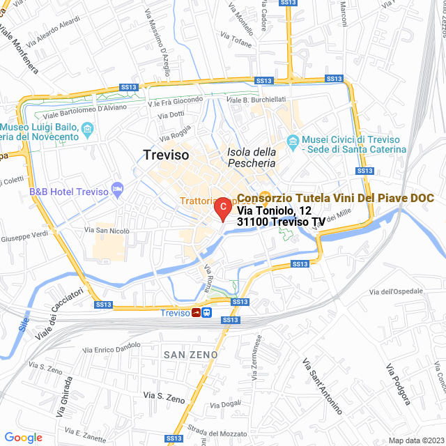 apri la mappa di Consorzio Tutela Vini Del Piave DOC