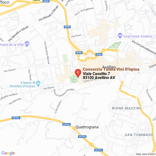 apri la mappa di Consorzio Tutela Vini D‘Irpina