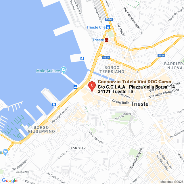 apri la mappa di Consorzio Tutela Vini DOC Carso