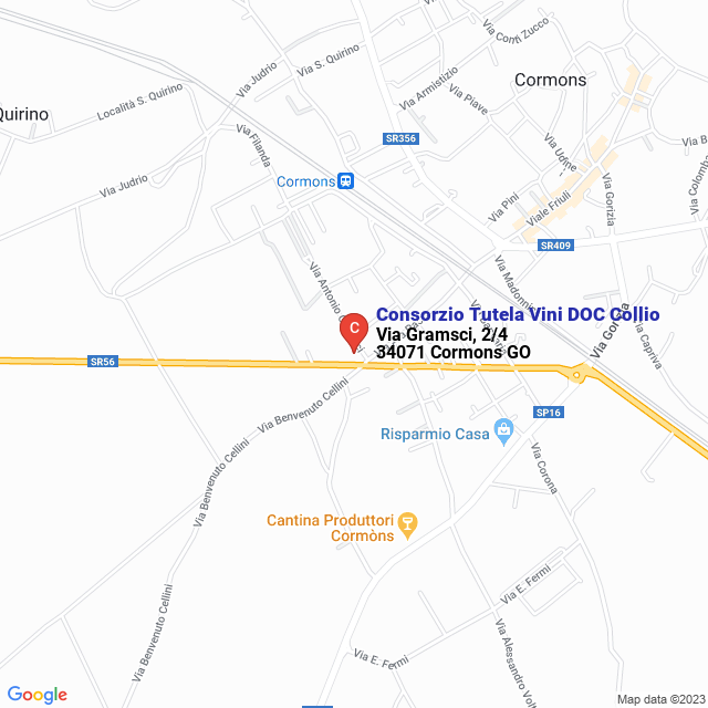 apri la mappa di Consorzio Tutela Vini DOC Collio