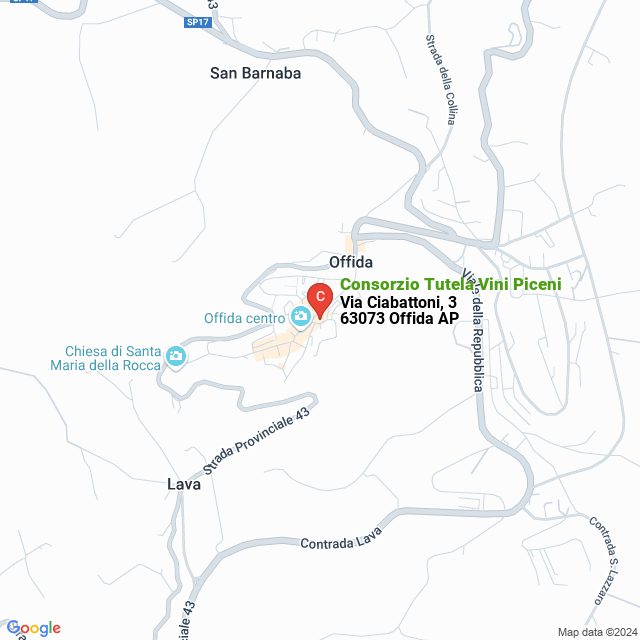 apri la mappa di Consorzio Tutela Vini Piceni