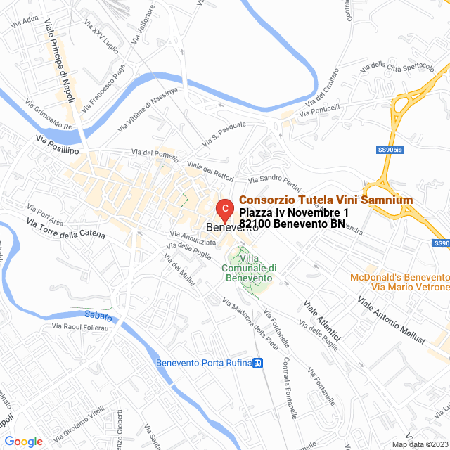 apri la mappa di Consorzio Tutela Vini Samnium