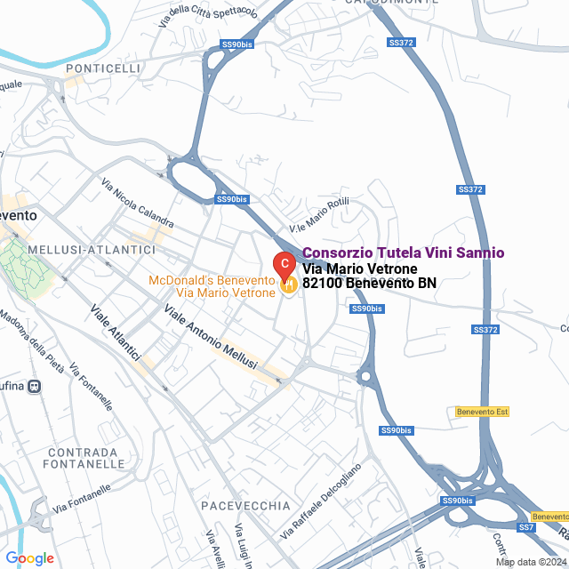 apri la mappa di Consorzio Tutela Vini Sannio