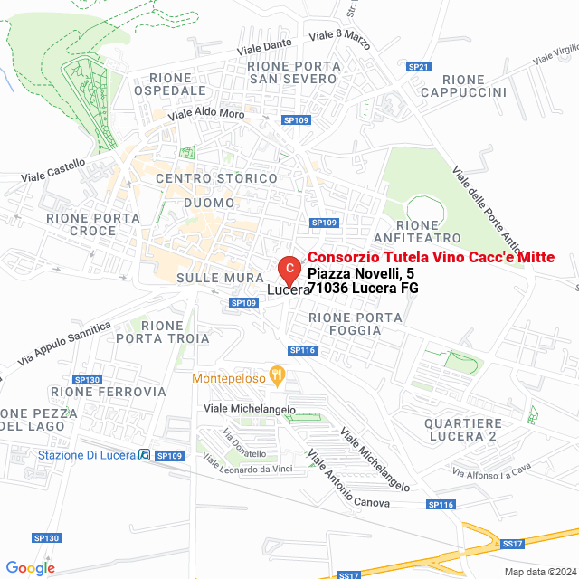 apri la mappa di Consorzio Tutela Vino Cacc‘e Mitte