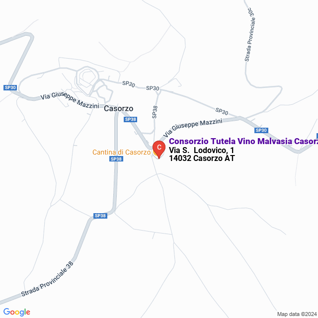 apri la mappa di Consorzio Tutela Vino Malvasia Casorzo D‘Asti