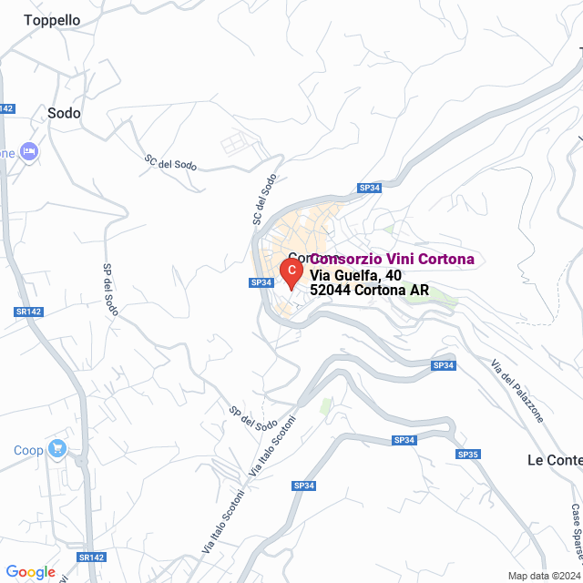 apri la mappa di Consorzio Vini Cortona