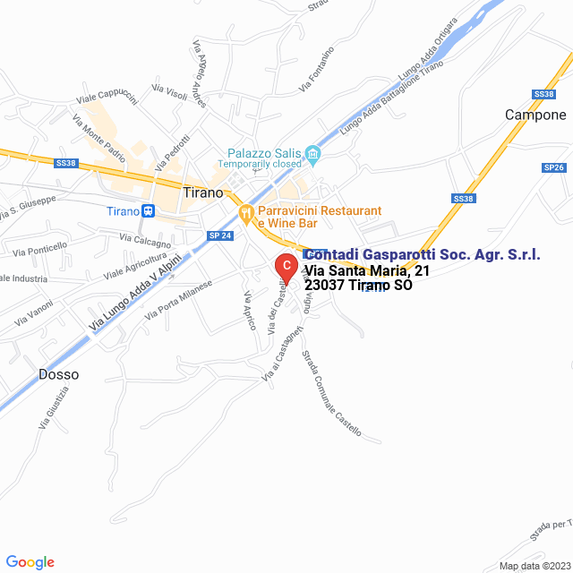 apri la mappa di Contadi Gasparotti Soc. Agr. S.r.l.