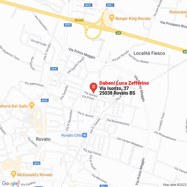 apri la mappa di Dabeni Luca Zefferino