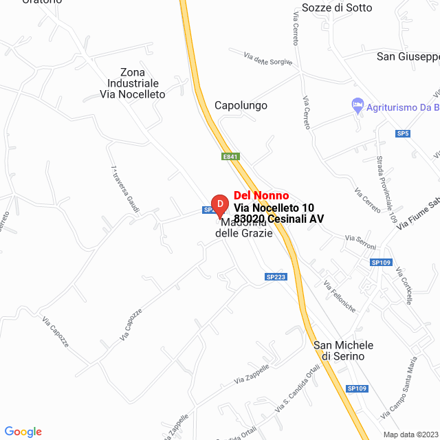 apri la mappa di Del Nonno