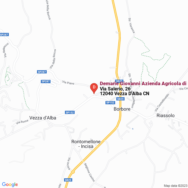apri la mappa di Demarie Giovanni Azienda Agricola di Demarie Aldo