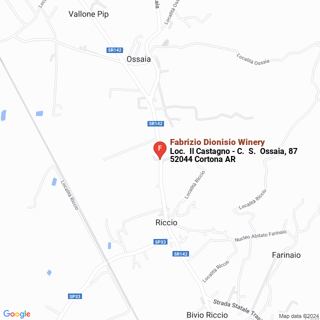 apri la mappa di Fabrizio Dionisio Winery