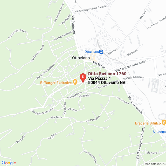 apri la mappa di Ditta Saviano 1760