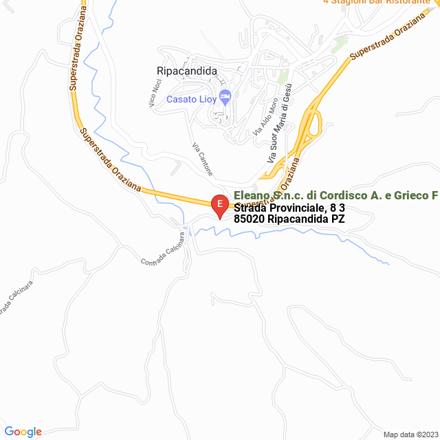 apri la mappa di Eleano S.n.c. di Cordisco A. e Grieco F