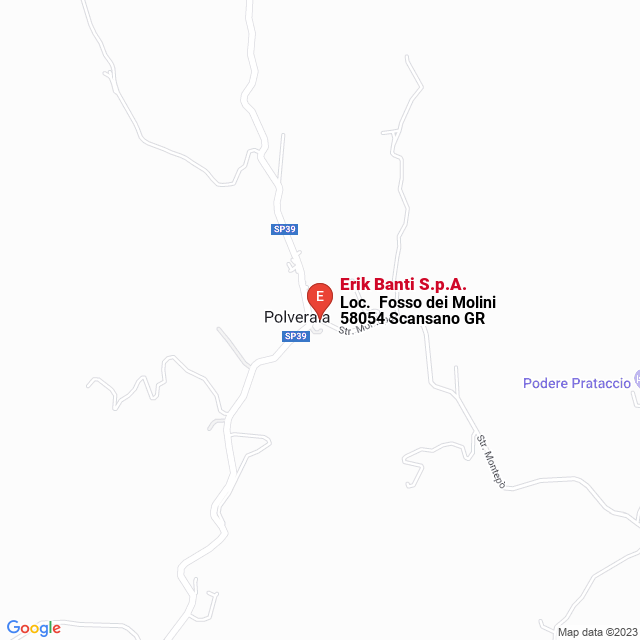 apri la mappa di Erik Banti S.p.A.