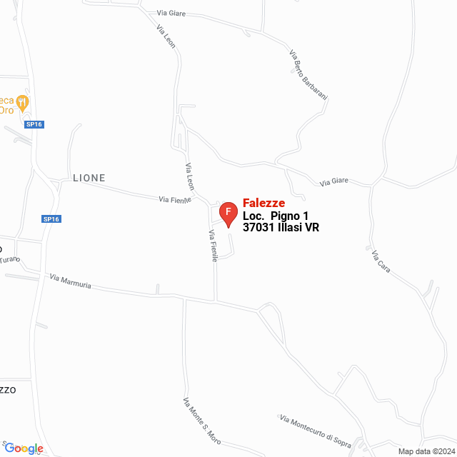 apri la mappa di Falezze