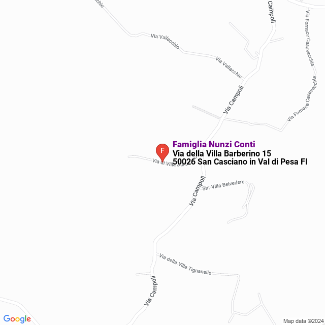 apri la mappa di Famiglia Nunzi Conti