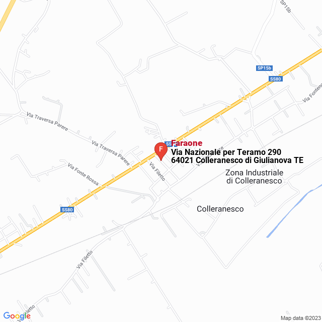 apri la mappa di Faraone