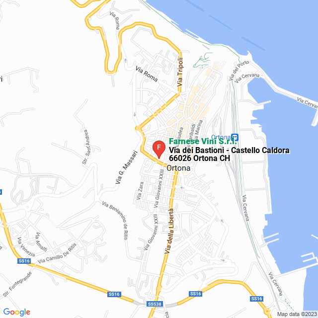 apri la mappa di Farnese Vini S.r.l.