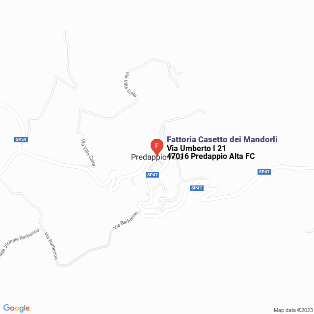 apri la mappa di Fattoria Casetto dei Mandorli