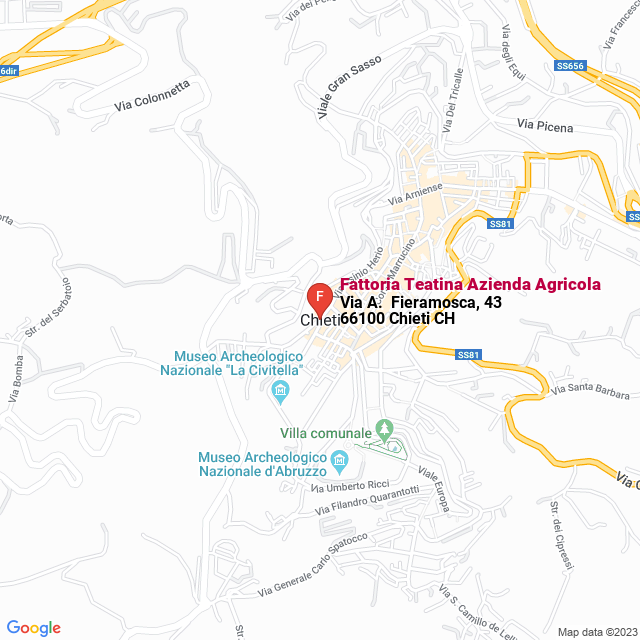 apri la mappa di Fattoria Teatina Azienda Agricola