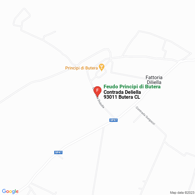 apri la mappa di Feudo Principi di Butera