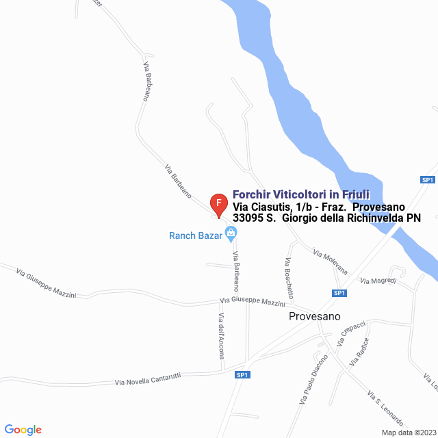apri la mappa di Forchir Viticoltori in Friuli