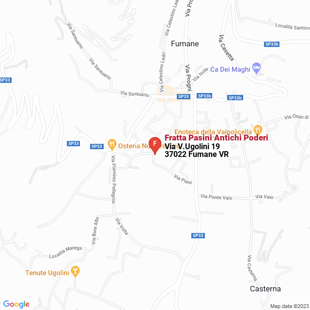 apri la mappa di Fratta Pasini Antichi Poderi