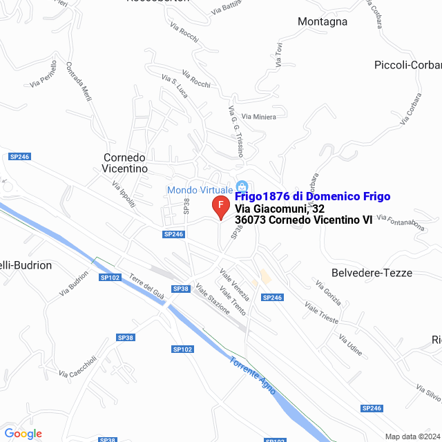 apri la mappa di Frigo1876 di Domenico Frigo