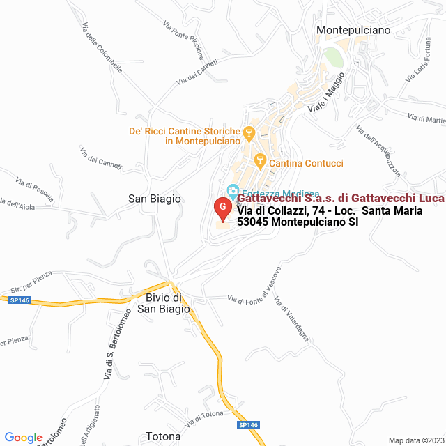 apri la mappa di Gattavecchi S.a.s. di Gattavecchi Luca & C.