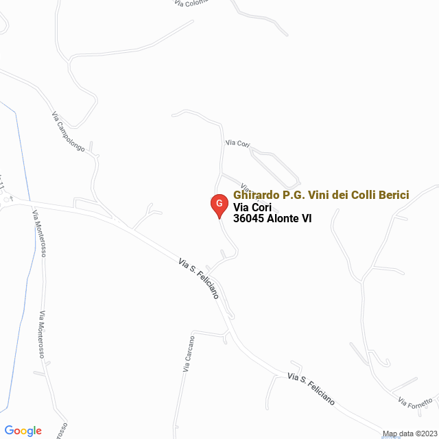 apri la mappa di Ghirardo P.G. Vini dei Colli Berici