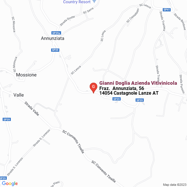 apri la mappa di Gianni Doglia Azienda Vitivinicola