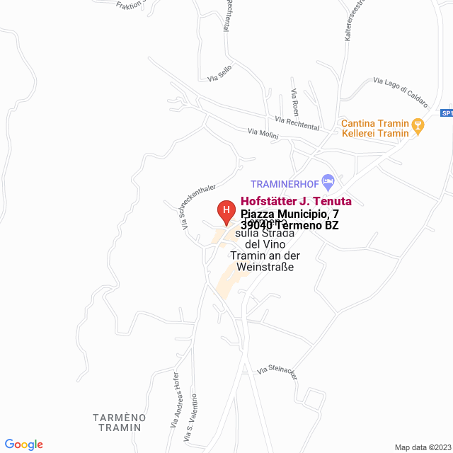 apri la mappa di Hofstätter J. Tenuta