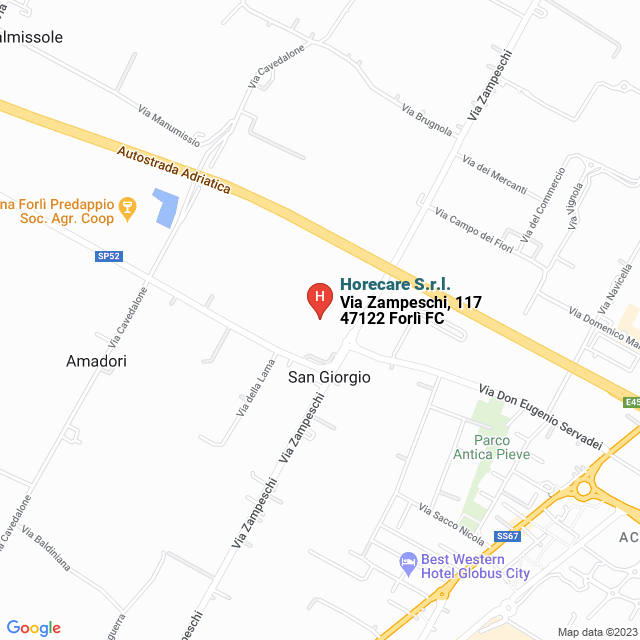 apri la mappa di Horecare S.r.l.