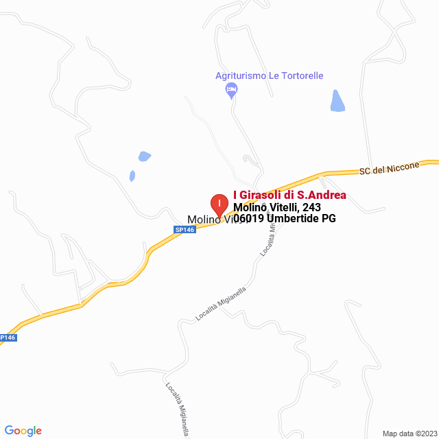 apri la mappa di I Girasoli di S.Andrea